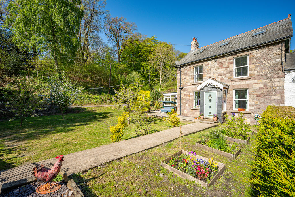 Front Elevation and Garden- click for photo gallery